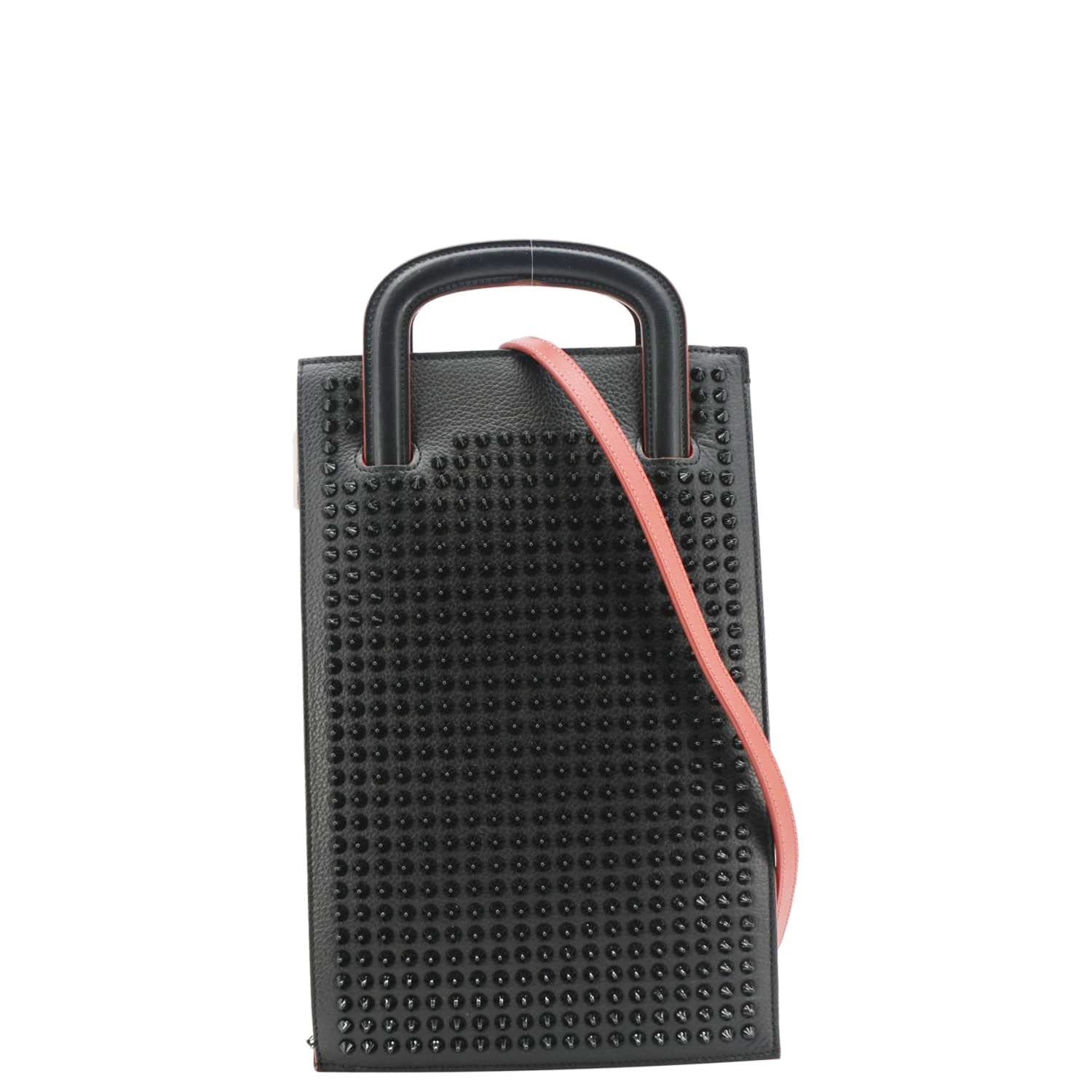 CHRISTIAN LOUBOUTIN Trick Track Black - Small Clutch