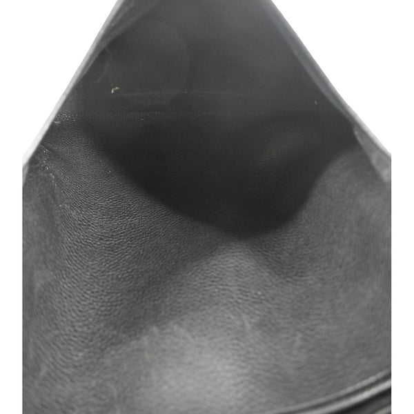 HERMES Evelyne PM Leather Shoulder Bag Black