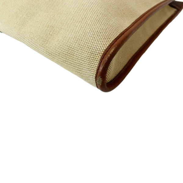 GUCCI Rajah Large Leather Tote Shoulder Bag Sand 537219