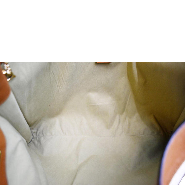 GUCCI Rajah Large Leather Tote Shoulder Bag Sand 537219