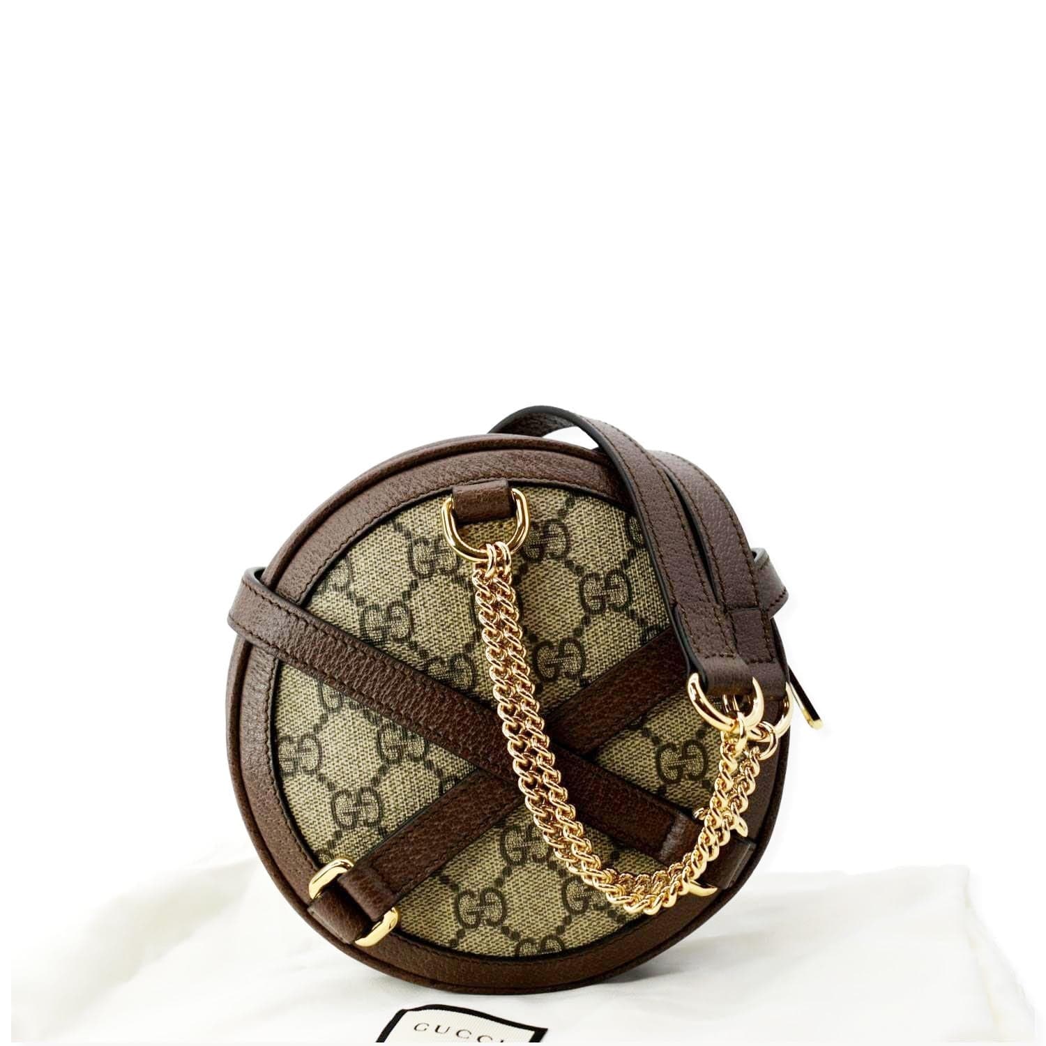 Gucci Ophidia GG Mini Backpack in Brown