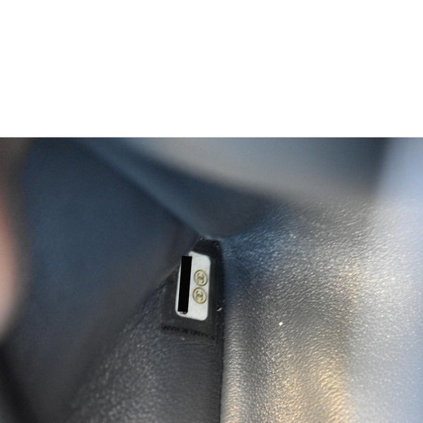 CHANEL Classic Jumbo Double Flap Lambskin Leather Shoulder Bag Dark Gray