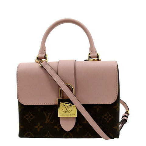 LOUIS VUITTON Locky BB Monogram Canvas Crossbody Bag Rose Poudré