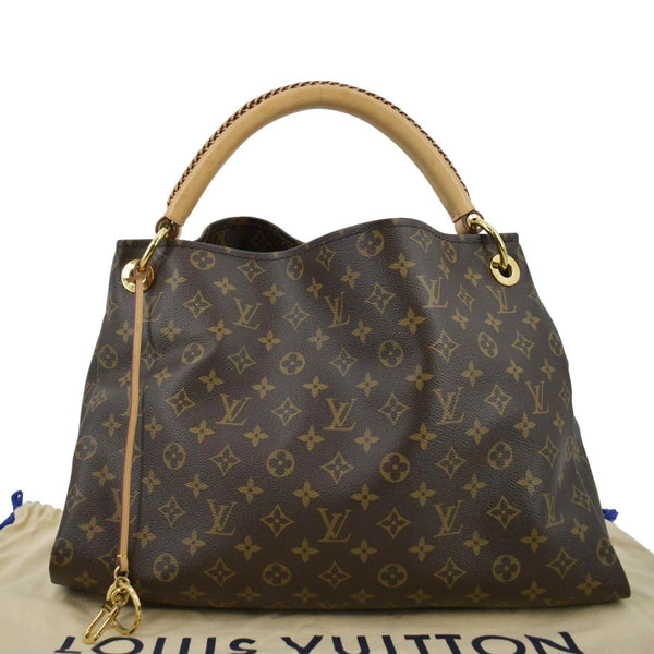 LOUIS VUITTON  Artsy MM Monogram Canvas Hobo Bag Brown