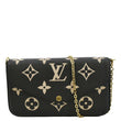 LOUIS VUITTON Felicie Pochette Monogram Empreinte Crossbody Bag Bicolor