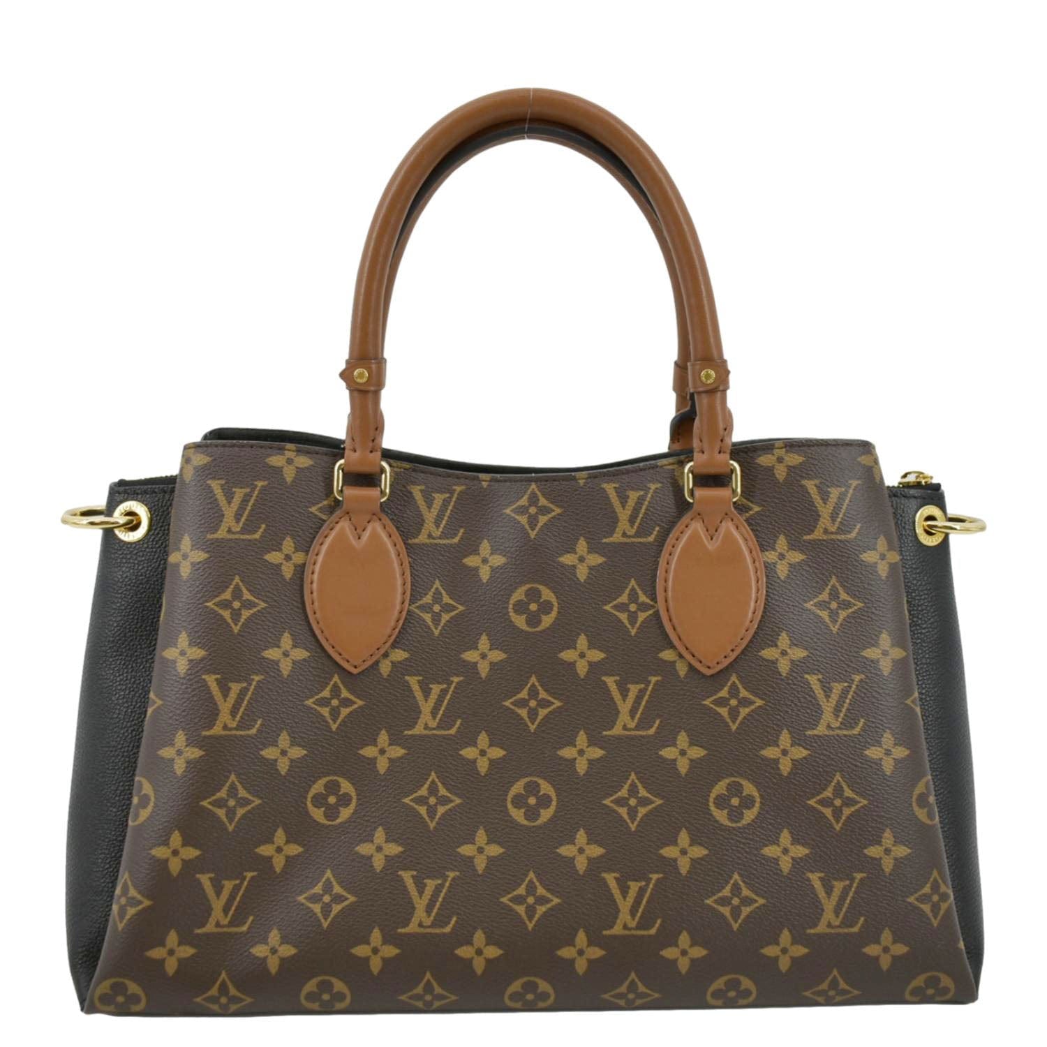 LOUIS VUITTON Vendome MM Monogram Canvas Shoulder Bag Black