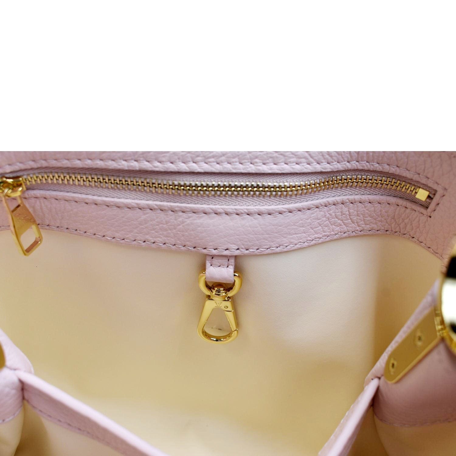 LOUIS VUITTON, Capucines BB in pink leather For Sale at 1stDibs