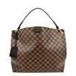 LOUIS VUITTON Graceful MM Damier Ebene Shoulder Bag Brown