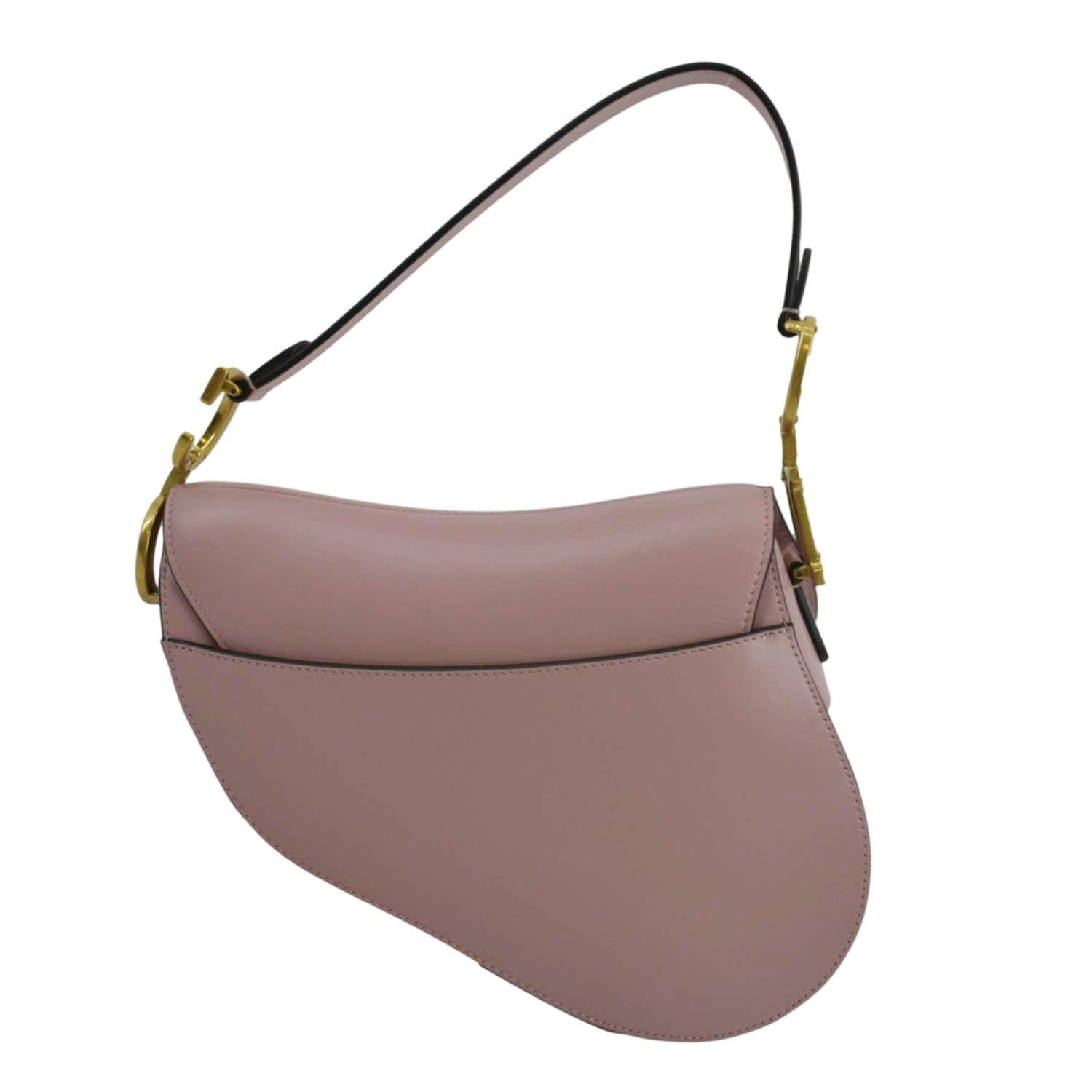 Dior - Mini Saddle Bag with Strap Purple Smooth Calfskin - Women