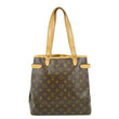 LOUIS VUITTON Batignolles Vertical Monogram Canvas Tote Bag Brown