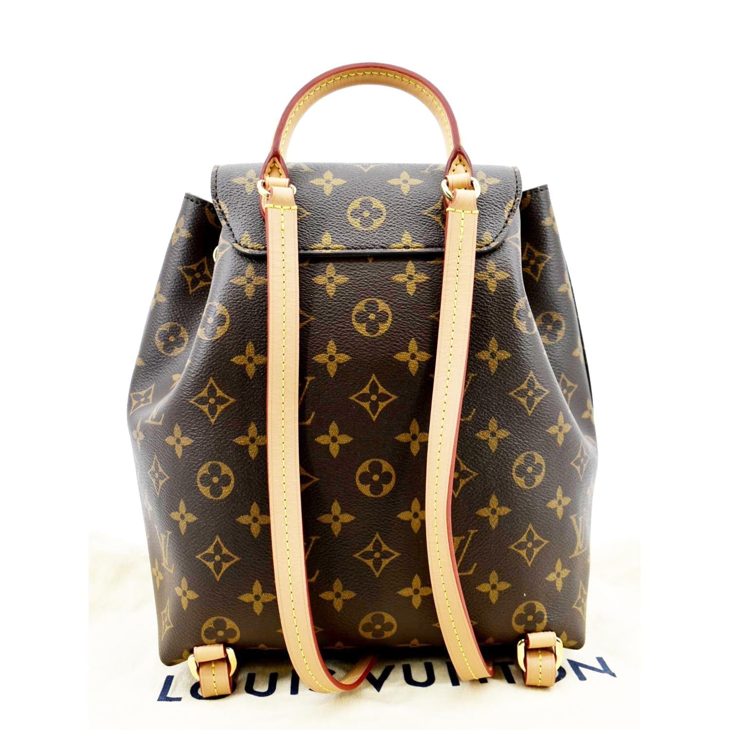 LOUIS VUITTON Montsouris NM PM Monogram Canvas Backpack Bag Brown LOUIS VUITTON Montsouris NM PM Monogram Canvas Backpack Bag Brown