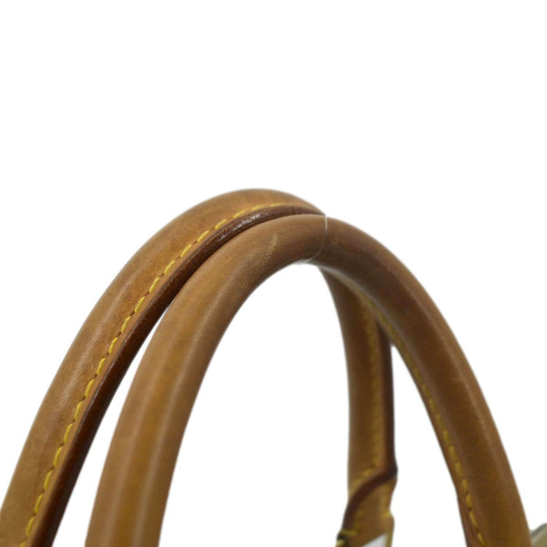 LOUIS VUITTON Speedy 30 Damier Azur Satchel Bag White