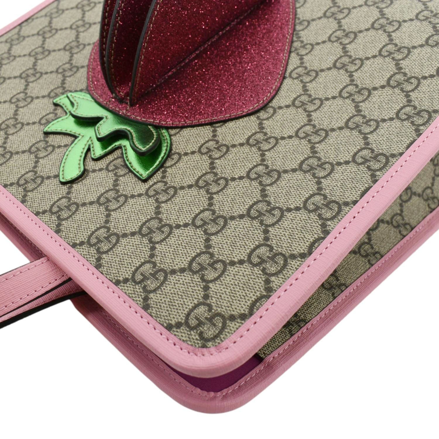 GG Matelassé mini bag in light pink leather | GUCCI® US