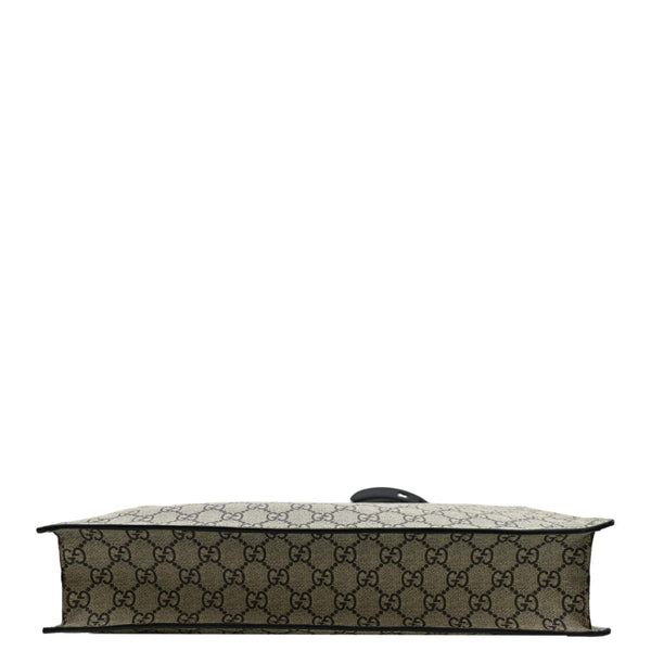 GUCCI L'Aveugle Par Amour Print Vertical Canvas Tote Bag Beige 450950