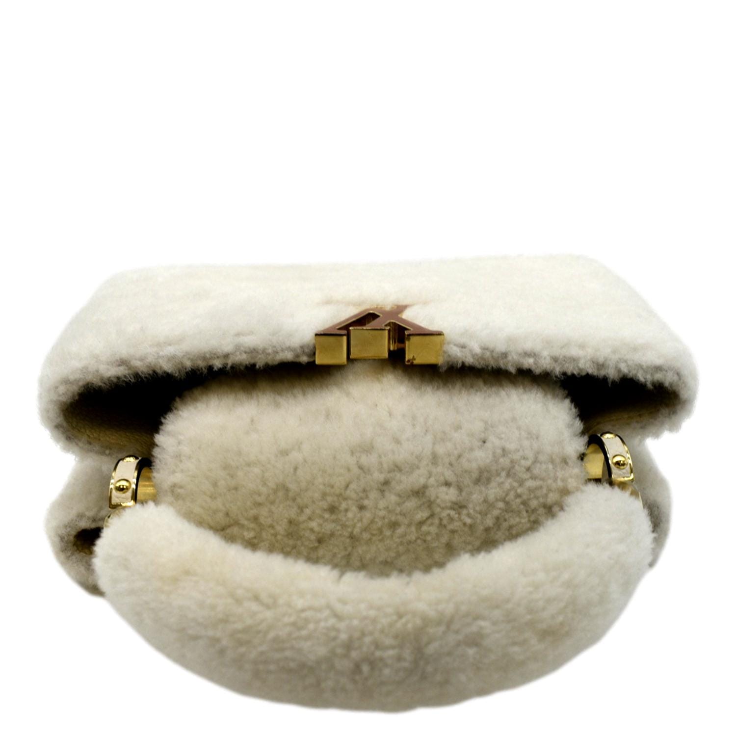 Louis Vuitton Capucines Bag Teddy Fleece Pm
