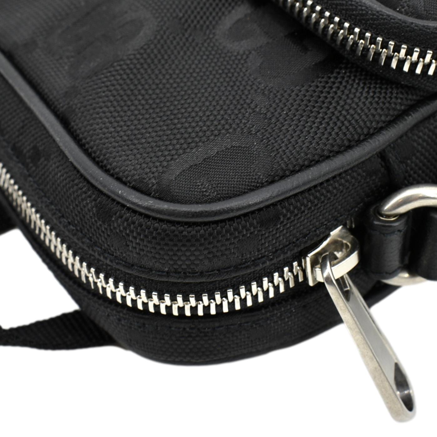 GUCCI Off The Grid Mini Nylon Crossbody Bag Black 643882