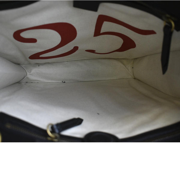 GUCCI L'Aveugle Par Amour Print Vertical Canvas Tote Bag Beige 450950