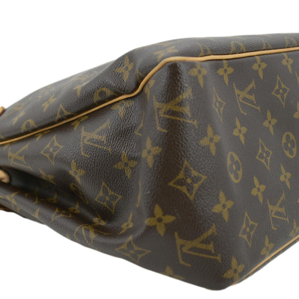 LOUIS VUITTON Batignolles Vertical Monogram Canvas Tote Bag Brown