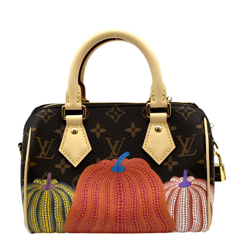 LOUIS VUITTON LV x YK Speedy Bandouliere 20 Monogram Canvas Shoulder Bag Multicolor