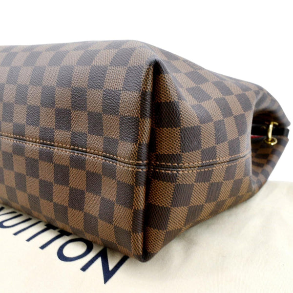 LOUIS VUITTON Graceful MM Damier Ebene Shoulder Bag Brown