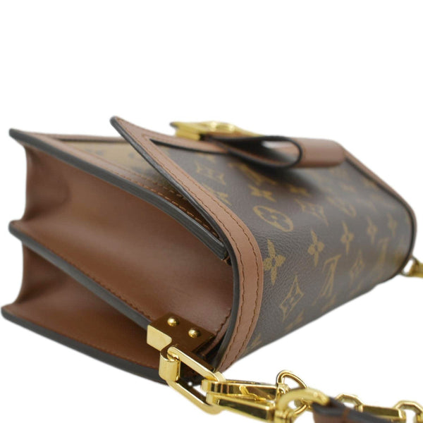 LOUIS VUITTON Dauphine MM Monogram Reverse Canvas Shoulder Bag Brown