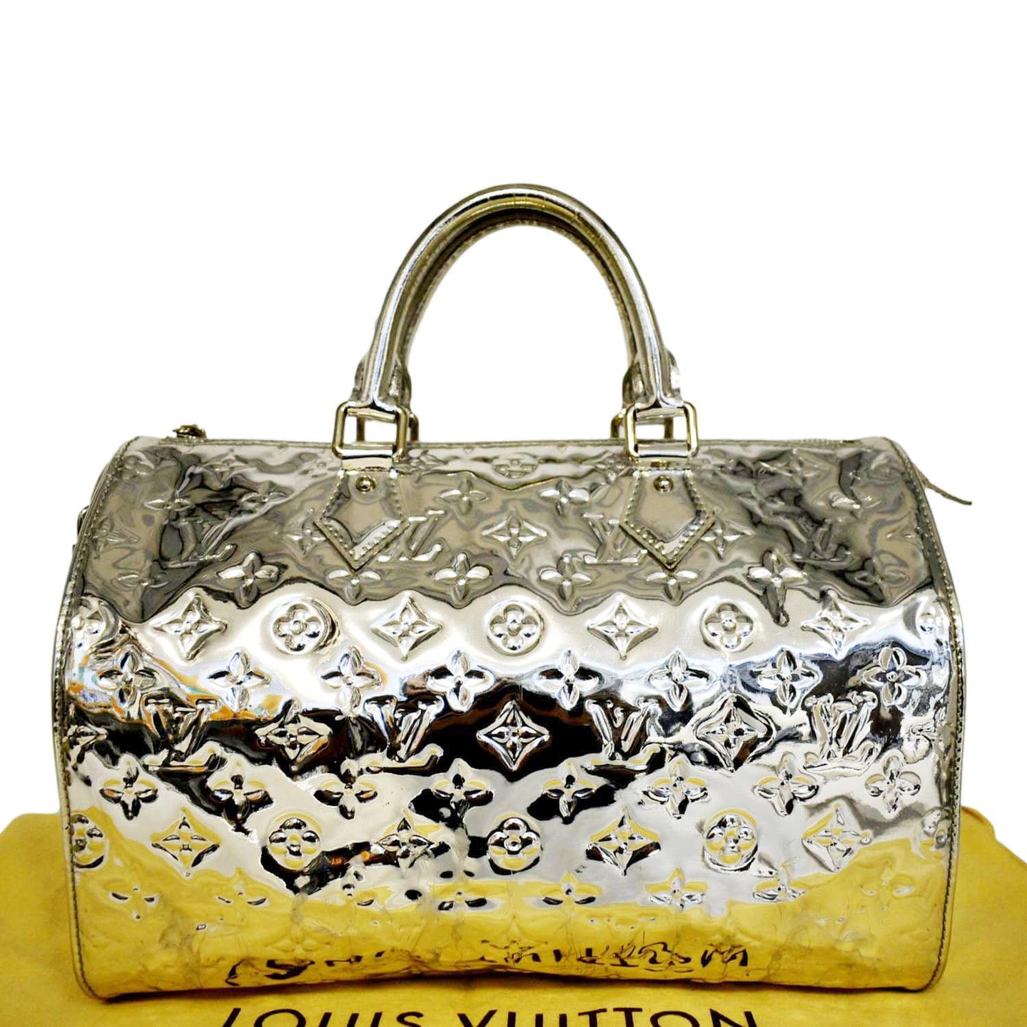 Louis Vuitton Gold Monogram Limited Edition Miroir Speedy 35 Louis Vuitton