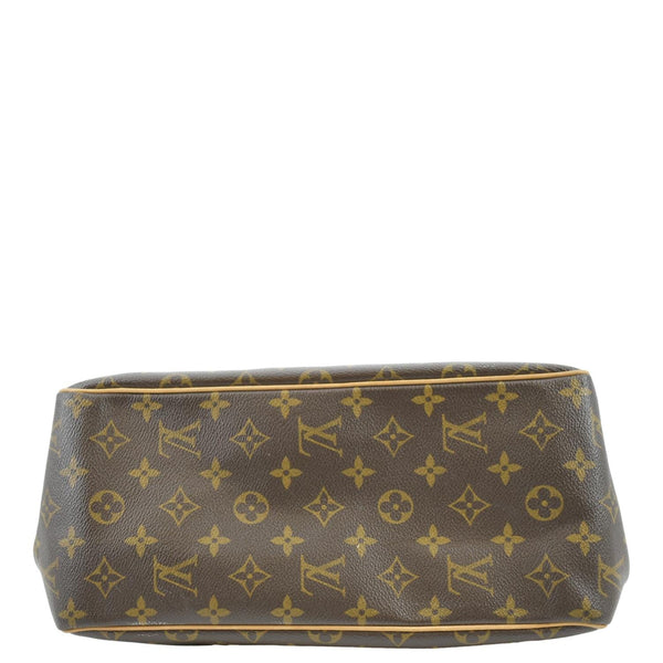 LOUIS VUITTON Batignolles Vertical Monogram Canvas Tote Bag Brown