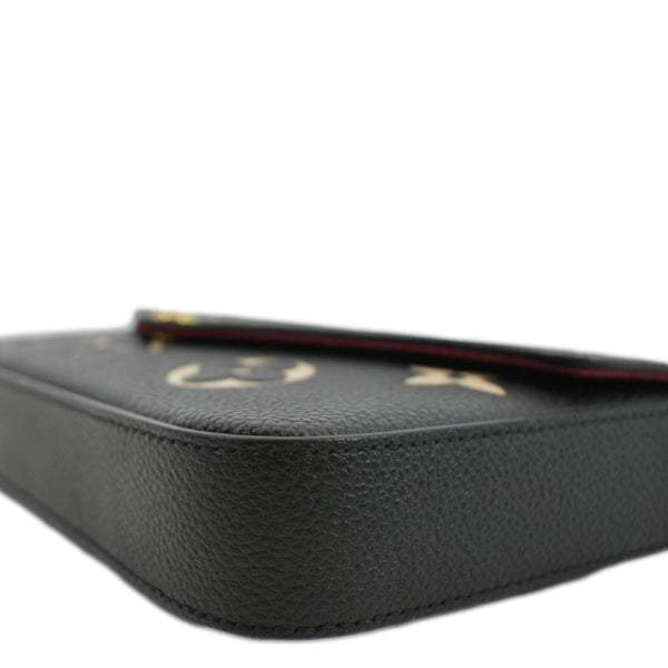 LOUIS VUITTON Felicie Pochette Monogram Empreinte Crossbody Bag Bicolor