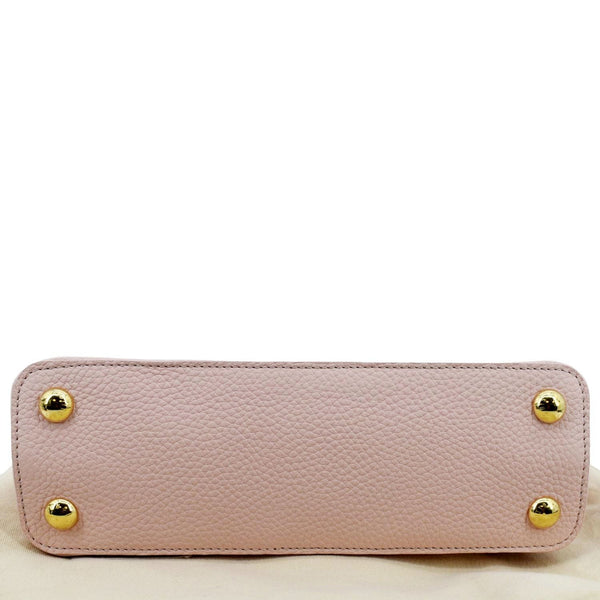 LOUIS VUITTON Capucines BB Taurillon Leather Shoulder Bag Baby Pink