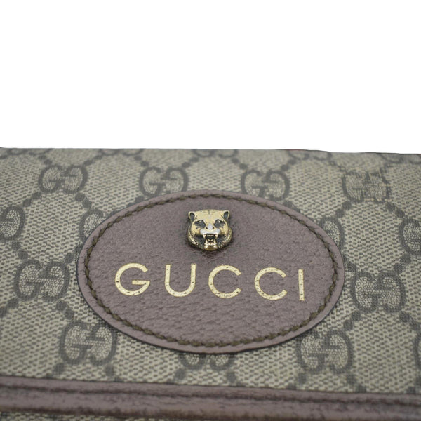 GUCCI Neo Vintage GG Monogram Canvas Belt Bag Beige 493930