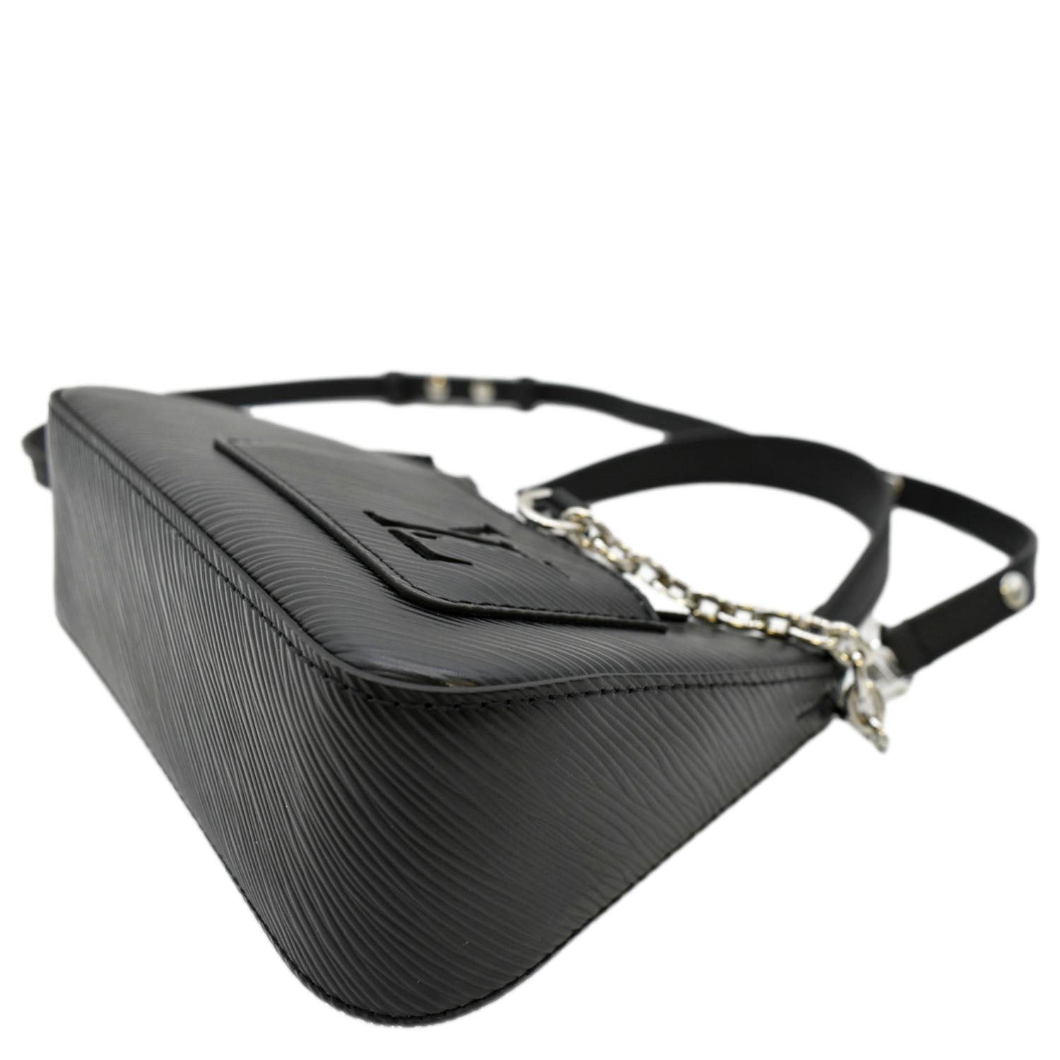 Louis Vuitton Marellini Handbag EPI Leather Black