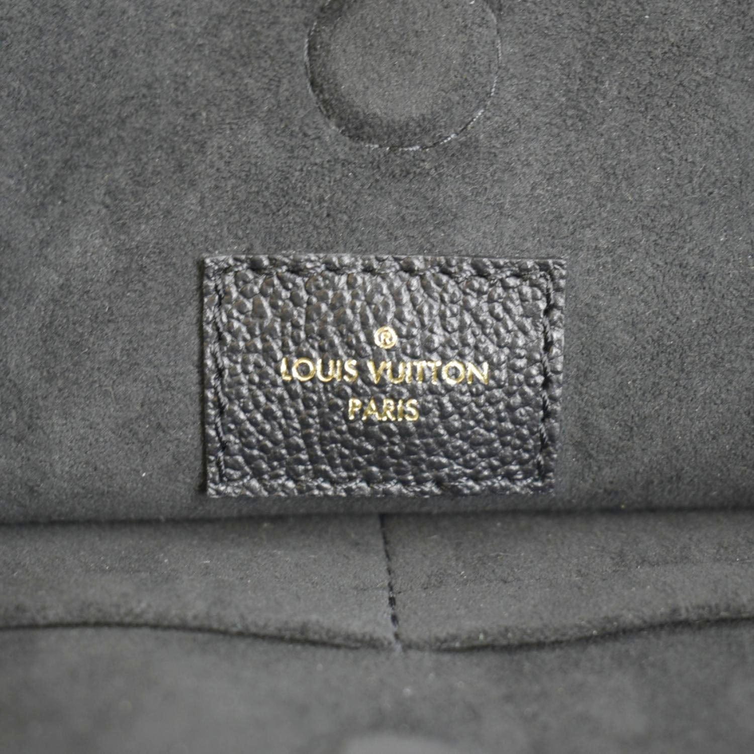 LOUIS VUITTON Vendome MM Monogram Canvas Shoulder Bag Black
