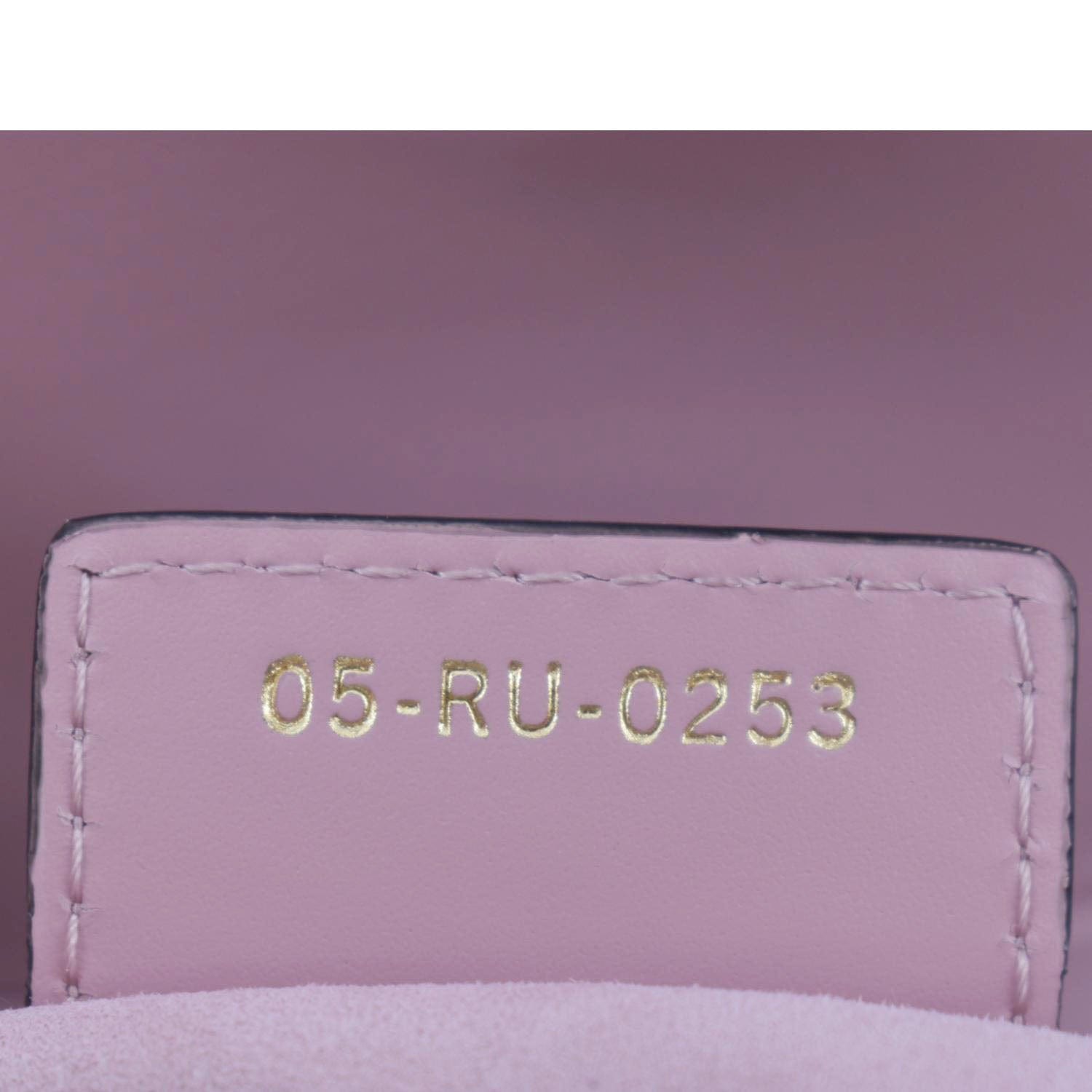 Dior - Saddle Bag with Strap Antique Pink Smooth Calfskin - Women