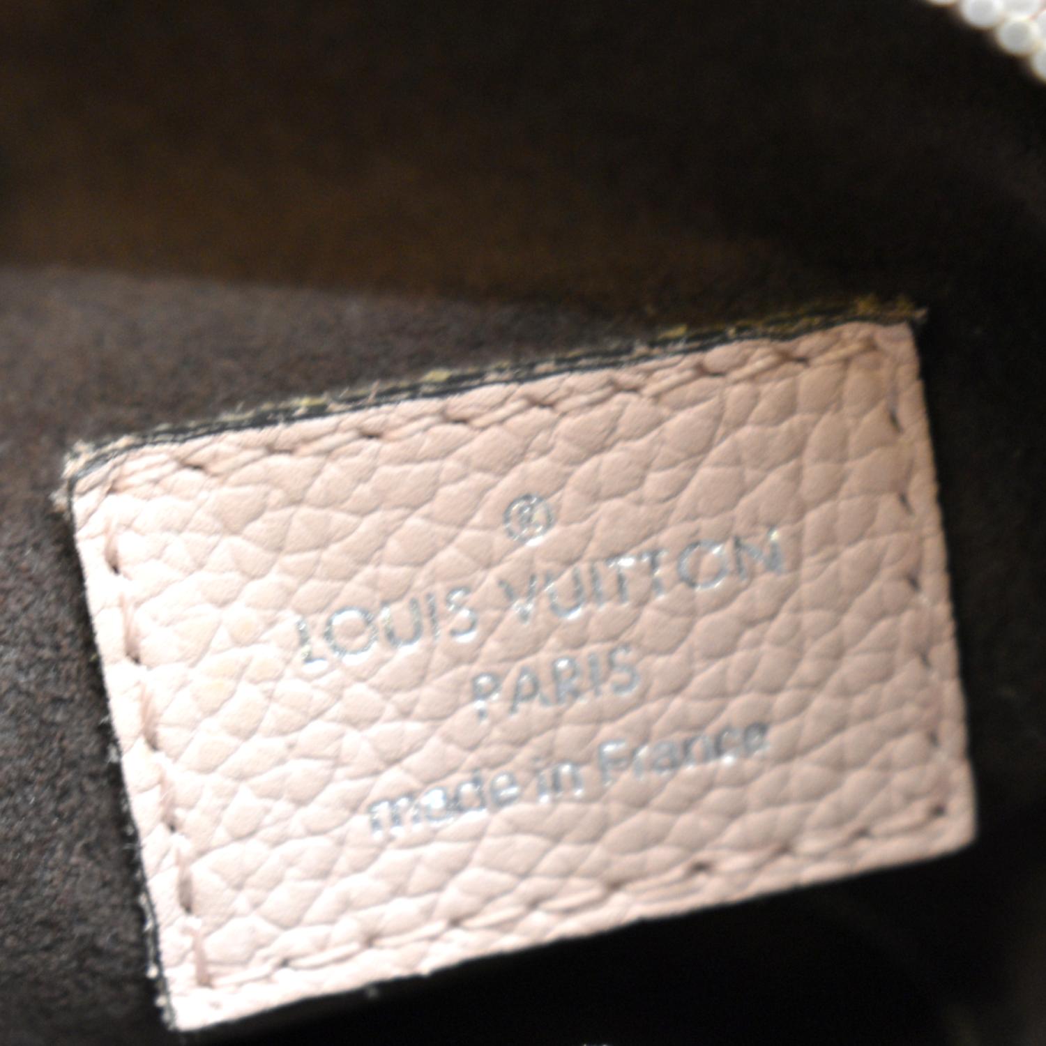 LOUIS VUITTON Babylone Mahina Leather Shoulder Bag Pink. 100