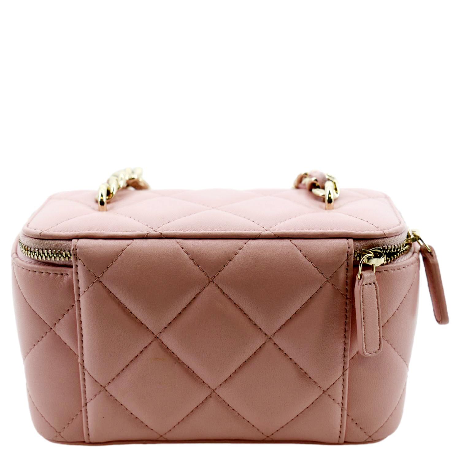 Chanel Resin Elegant Quilted Leather Shoulder Bag