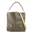 LOUIS VUITTON Melie Monogram Canvas Hobo Bag Brown
