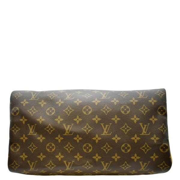 LOUIS VUITTON Speedy 35 Bandouliere Monogram Canvas Shoulder Bag Brown