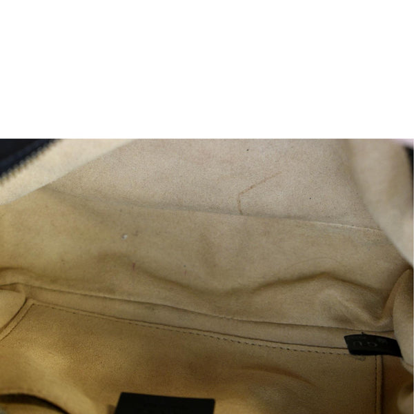 GUCCI GG Marmont Small Matelasse Leather Crossbody Bag Black 447632