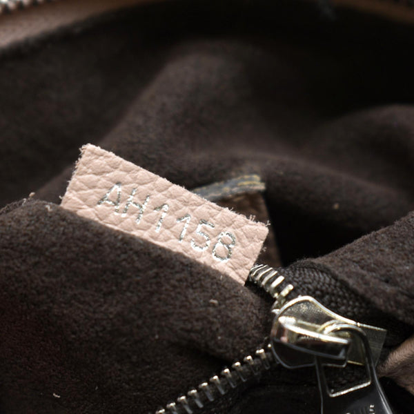 Louis Vuitton Babylone Mahina Leather Satchel Bag Pink - Serial number