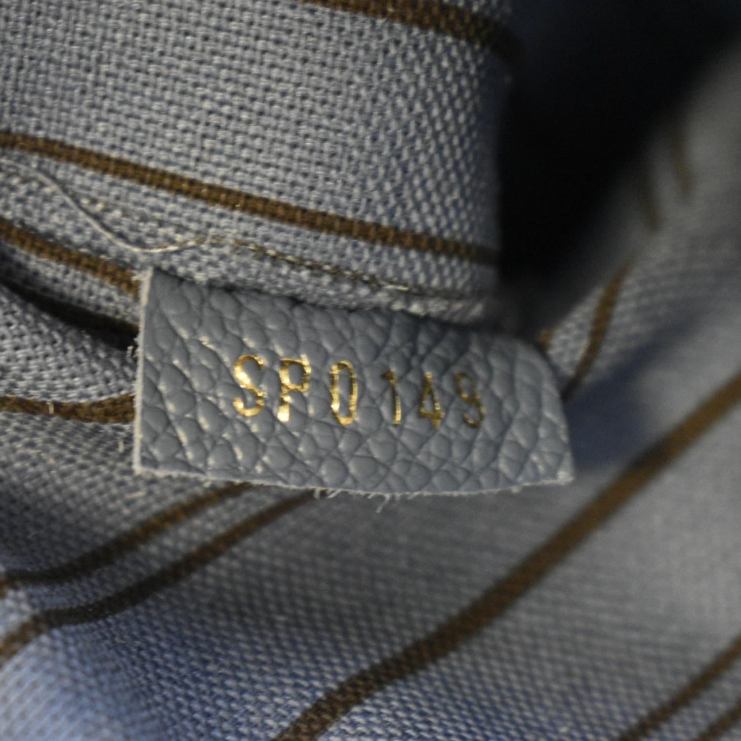 Louis Vuitton Monogram Empreinte Montaigne BB - Blue Handle Bags