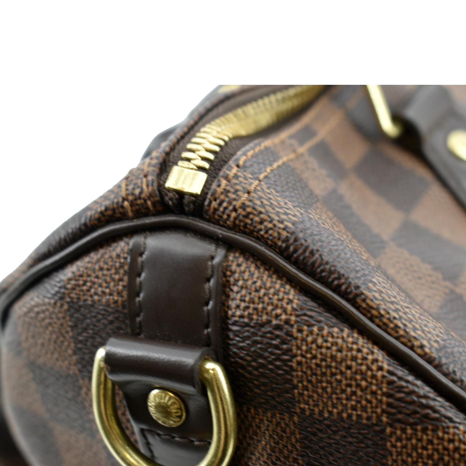 Louis Vuitton Speedy 30 bandouliere shoulder bag crossbody damier ebene Brown  Dark brown Leather Cloth ref.787609 - Joli Closet