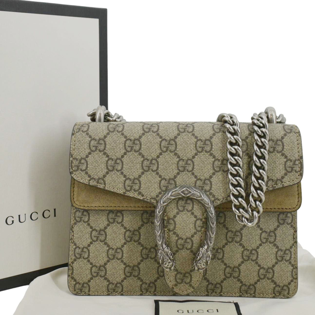 GG Supreme Canvas Mini Bag in Beige - Gucci