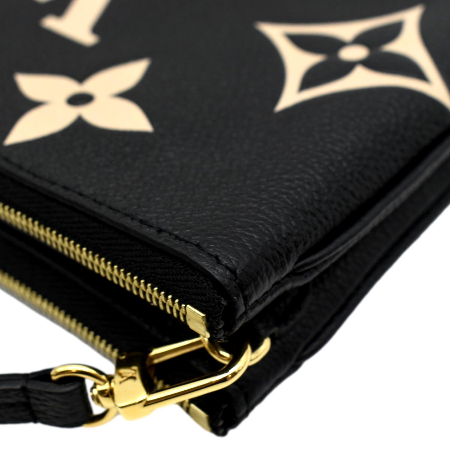 Louis Vuitton Pochette Double Zip Monogram Empreinte Leather