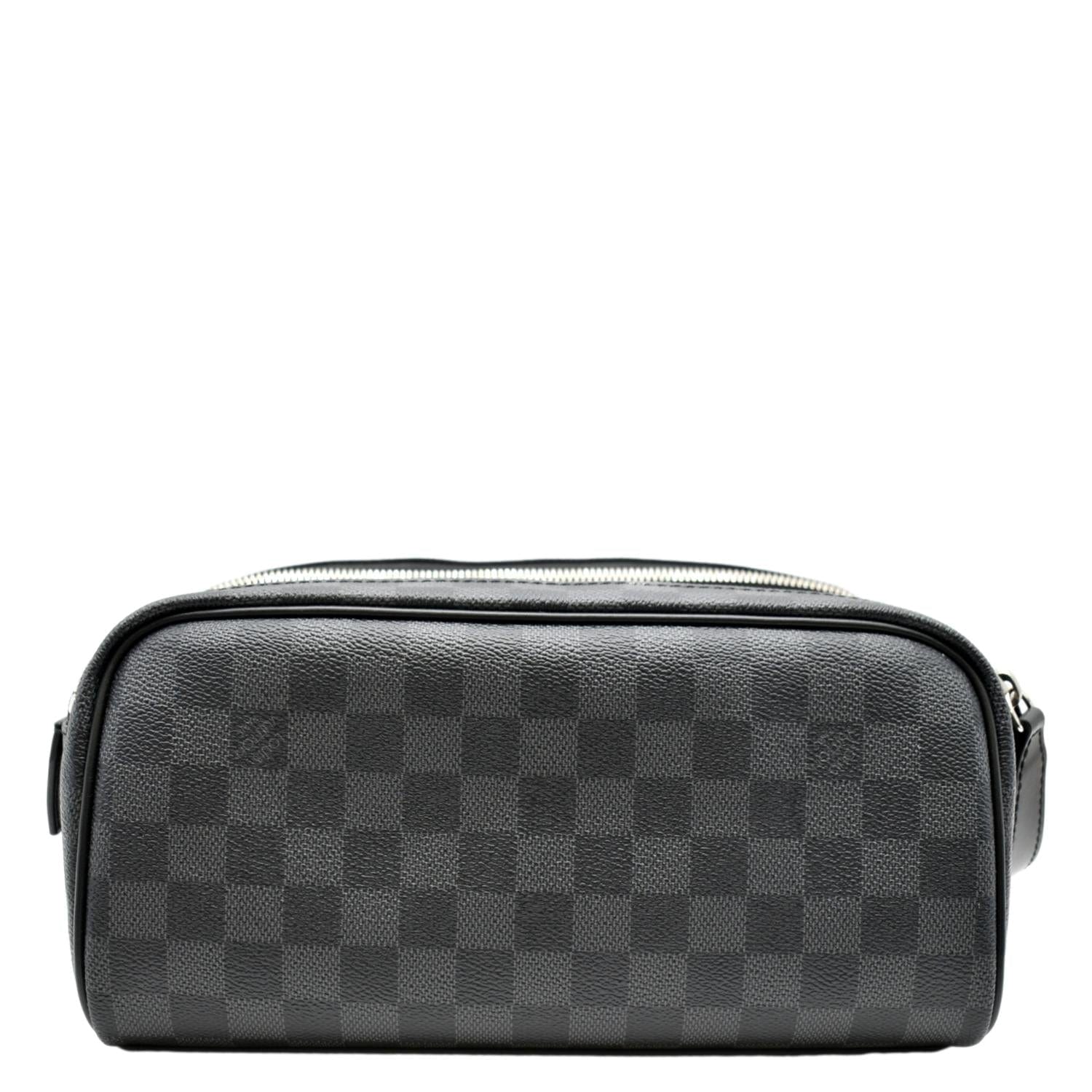 LOUIS VUITTON Dopp Kit Damier Graphite Toilet Pouch Black louis-vuitton-dopp-kit-damier-graphite-toilet-pouch-black