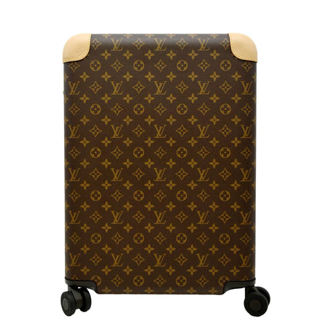 LOUIS VUITTON Horizon 55 Monogram Canvas Rolling Suitcase Brown