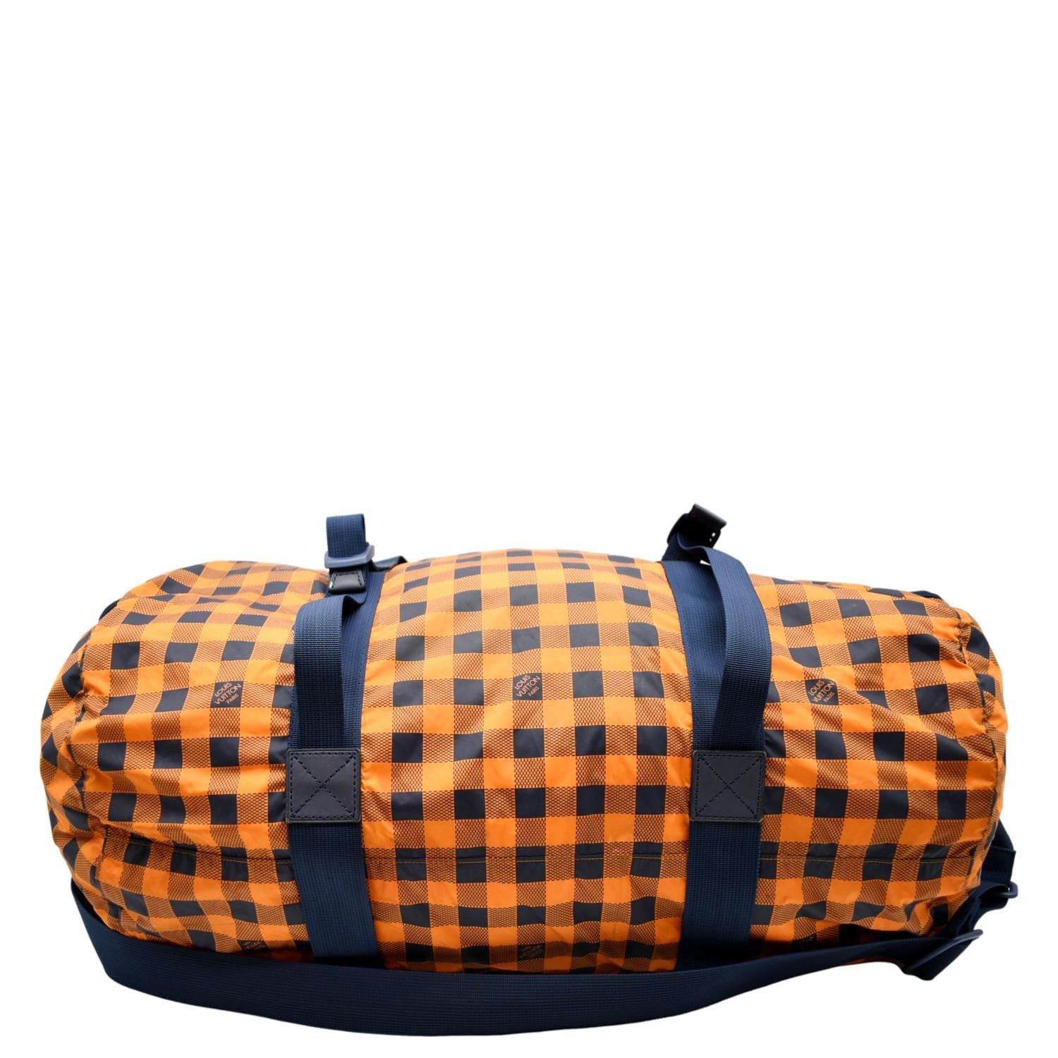 Louis Vuitton Damier Azur Keepall 50 Duffle Bag 48LZ61 – Bagriculture