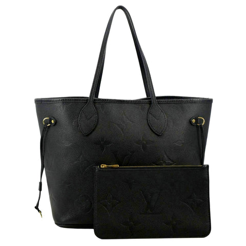 Louis Vuitton Black Monogram Shadow Calfskin Multiple Wallet - Handbag | Pre-owned & Certified | used Second Hand | Unisex
