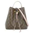 LOUIS VUITTON Neonoe Monogram Canvas Hobo Bag Rose Ballerine