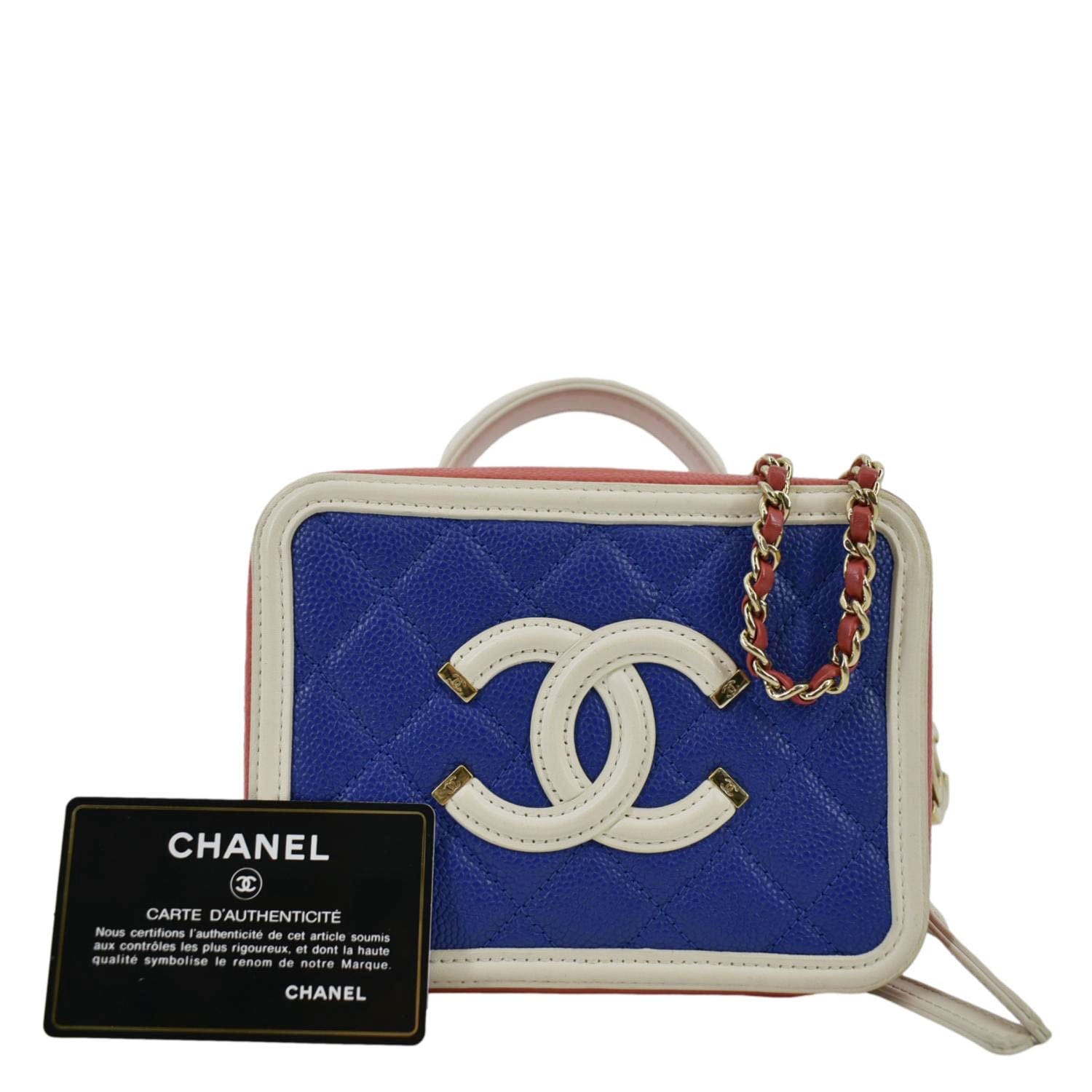 chanel cc vanity bag handle