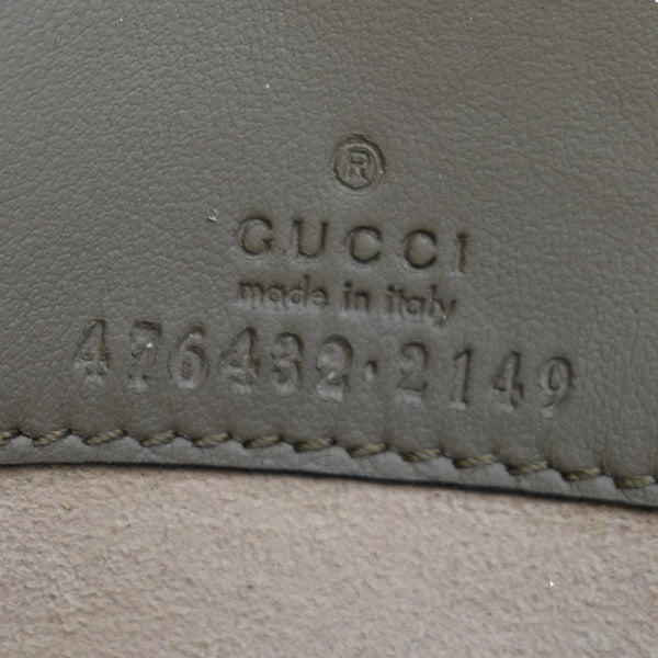 GUCCI Dionysus Super Mini GG Supreme Canvas Crossbody Bag Taupe 476432